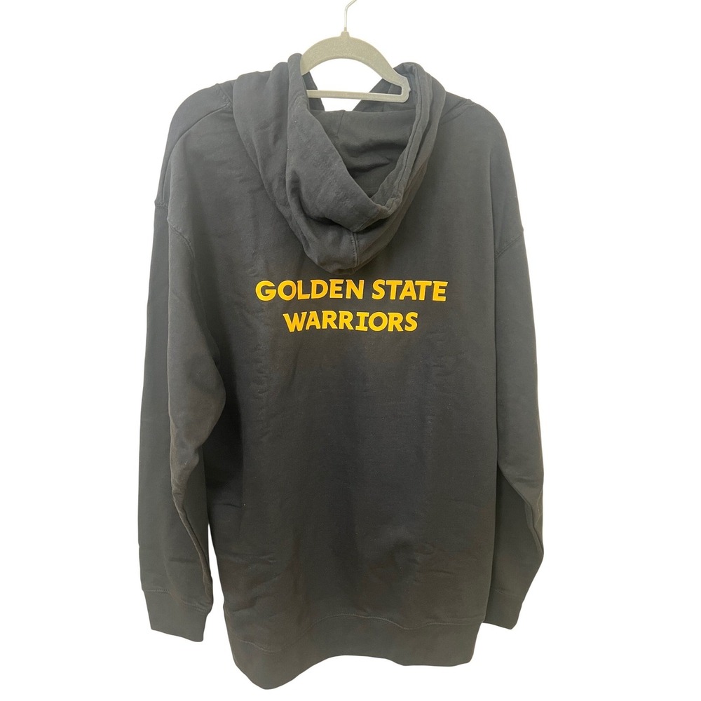 NBA CON Golden State‎ Warriors Black Hoodie Pullover Mens L - Picture 7 of 11
